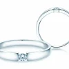 Spannring Infinity Petite mit Diamant