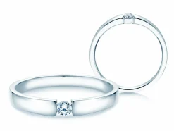 Spannring Infinity Petite mit Diamant