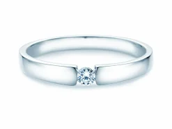 Spannring Infinity Petite mit Diamant