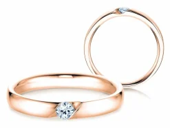 Spannring Italic mit Diamant