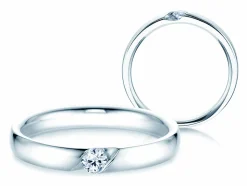 Spannring Italic mit Diamant