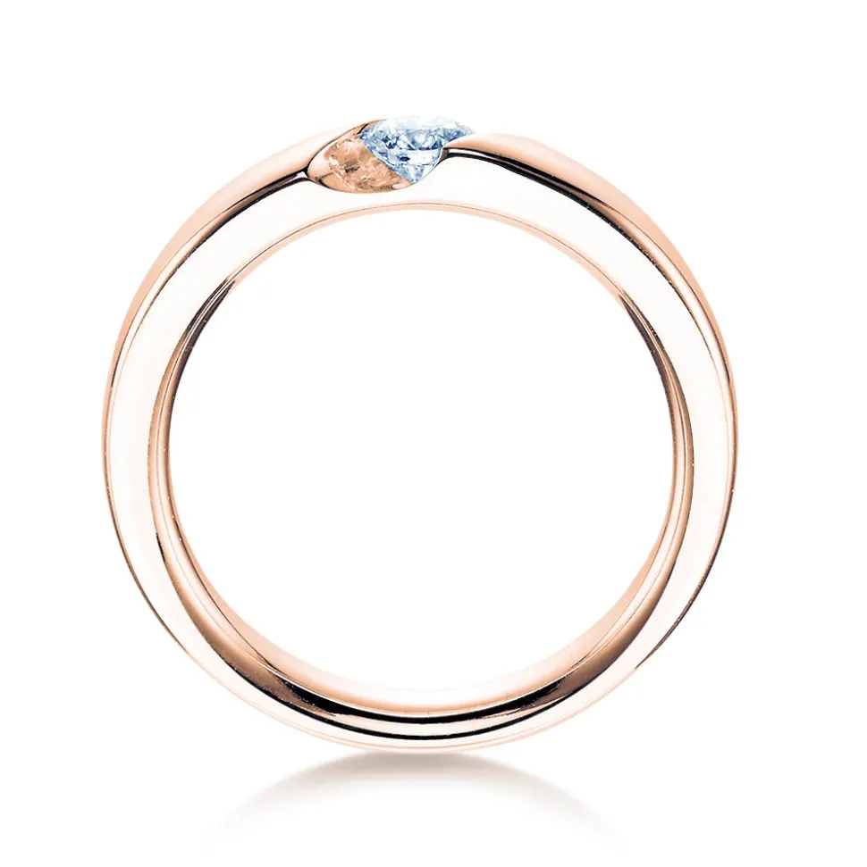 Spannring Italic mit Diamant