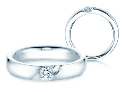 Spannring Italic mit Labordiamant