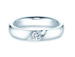 Spannring Italic mit Labordiamant
