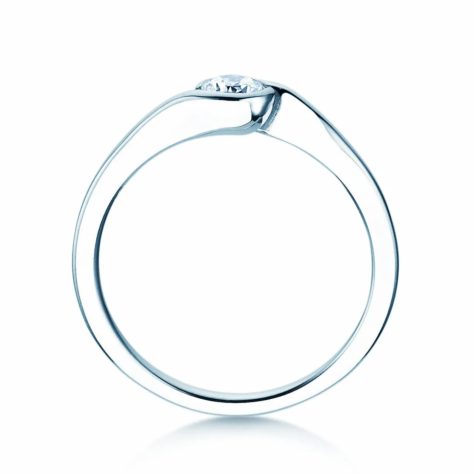 Spannring Touch mit Diamant