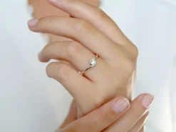 Spannring Touch mit Diamant