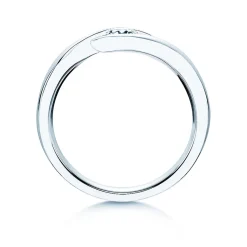 Spannring Twist mit Labordiamant